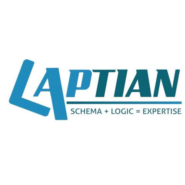 Laptian Technical Institute logo with tagline Schema + Logic = Expertise